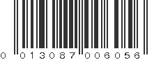 UPC 013087006056