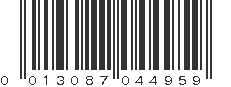 UPC 013087044959