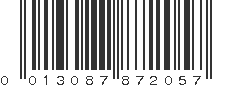 UPC 013087872057