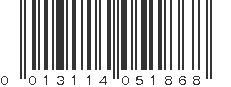 UPC 013114051868