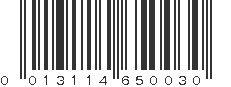 UPC 013114650030