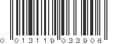 UPC 013119033906