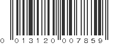 UPC 013120007859