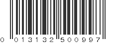 UPC 013132500997