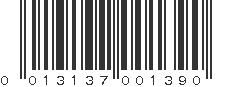 UPC 013137001390