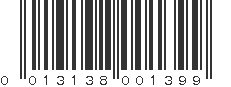 UPC 013138001399