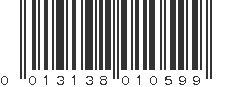 UPC 013138010599