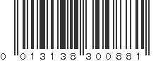 UPC 013138300881