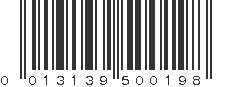 UPC 013139500198