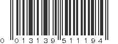 UPC 013139511194