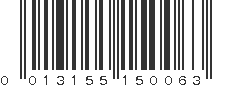 UPC 013155150063