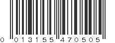 UPC 013155470505