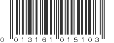 UPC 013161015103