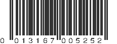 UPC 013167005252