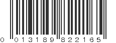 UPC 013189822165