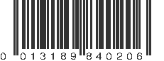 UPC 013189840206