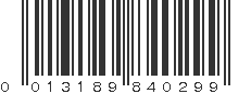 UPC 013189840299