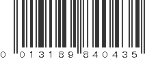 UPC 013189840435