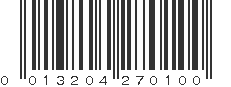 UPC 013204270100