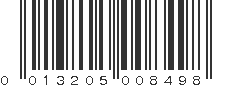 UPC 013205008498