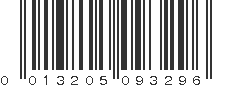 UPC 013205093296