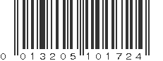 UPC 013205101724