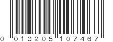 UPC 013205107467