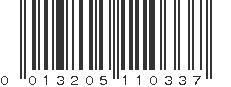 UPC 013205110337