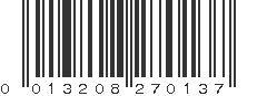 UPC 013208270137