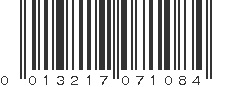 UPC 013217071084