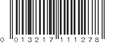 UPC 013217111278