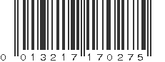 UPC 013217170275