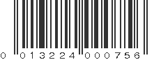 UPC 013224000756