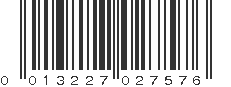 UPC 013227027576