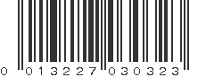 UPC 013227030323