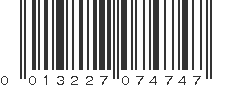 UPC 013227074747