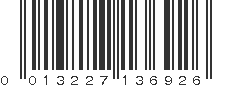 UPC 013227136926