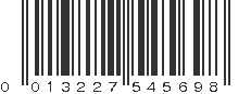 UPC 013227545698