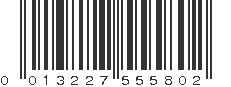 UPC 013227555802