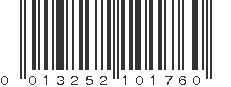 UPC 013252101760