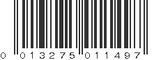 UPC 013275011497