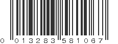 UPC 013283581067