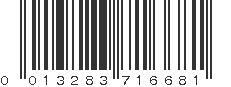 UPC 013283716681