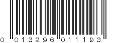 UPC 013296011193