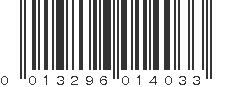 UPC 013296014033