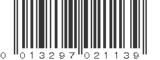 UPC 013297021139