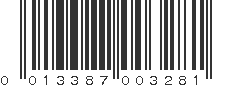 UPC 013387003281