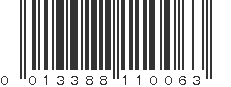 UPC 013388110063