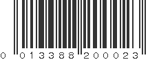 UPC 013388200023