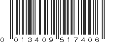 UPC 013409517406